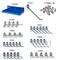 Triton Products 12 In. W x 6 In. D Blue Epoxy Coated Steel Pegboard Shelf 36 pc. DuraHook Pegboard Hook Assortment 76126-36 - alternate 2